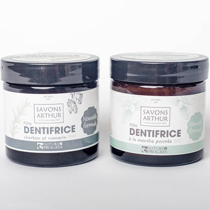 Dentifrice en pâte Charbon & Romarin